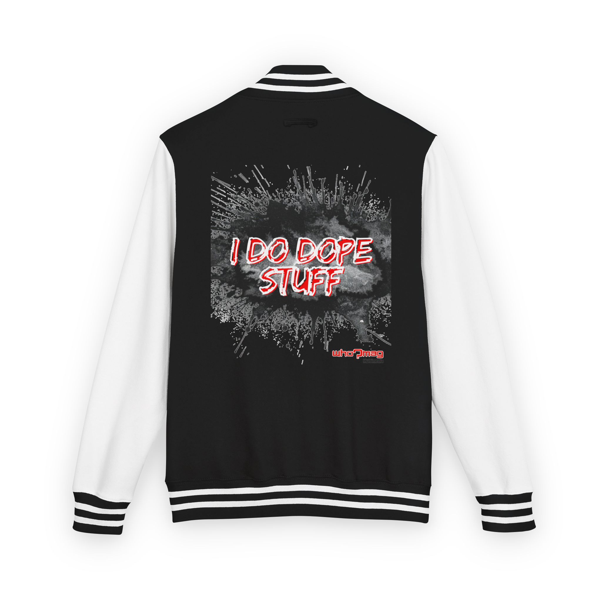 WHO?MAG "I Do Dope Stuff" Varsity Jacket - Image 2