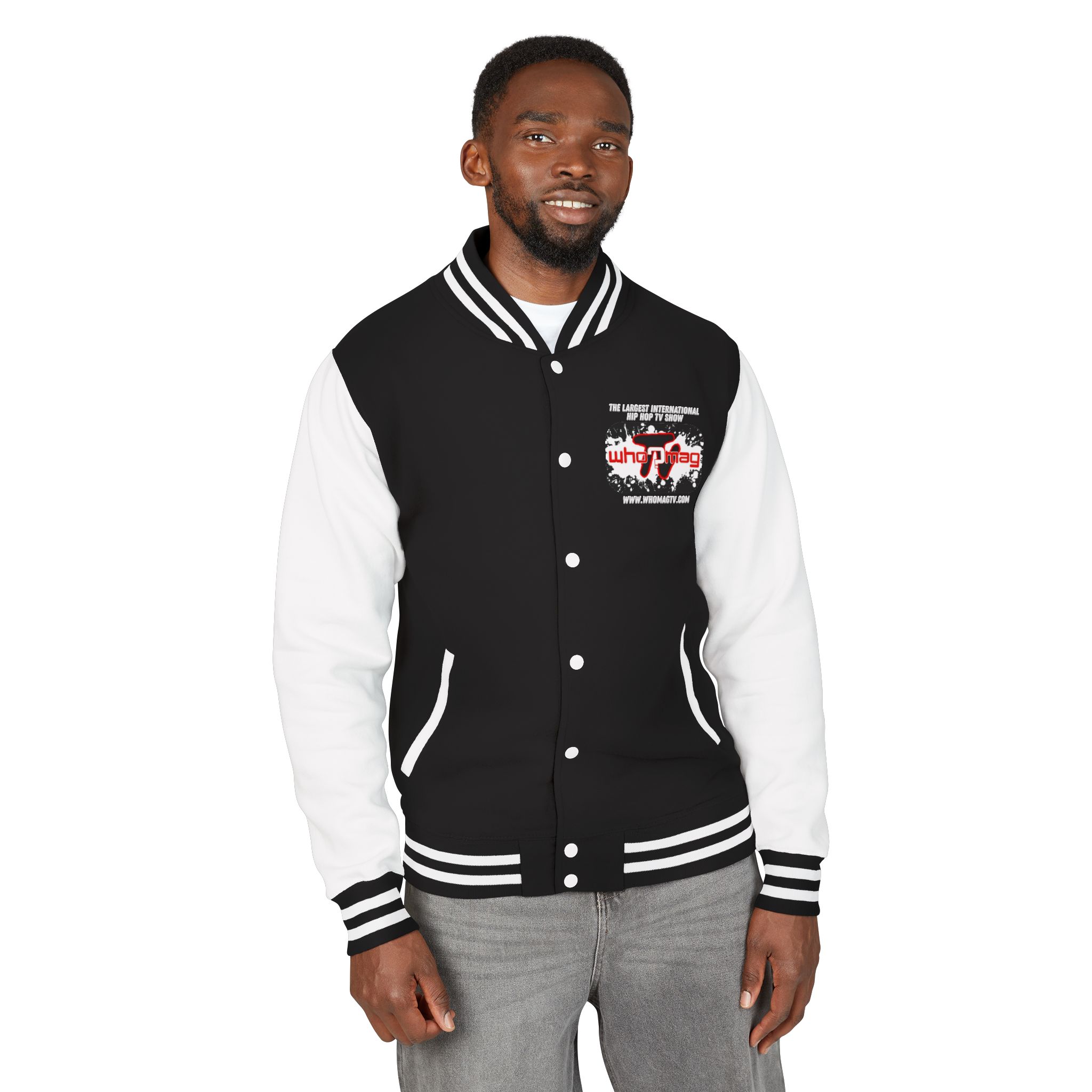 WHO?MAG "I Do Dope Stuff" Varsity Jacket - Image 6